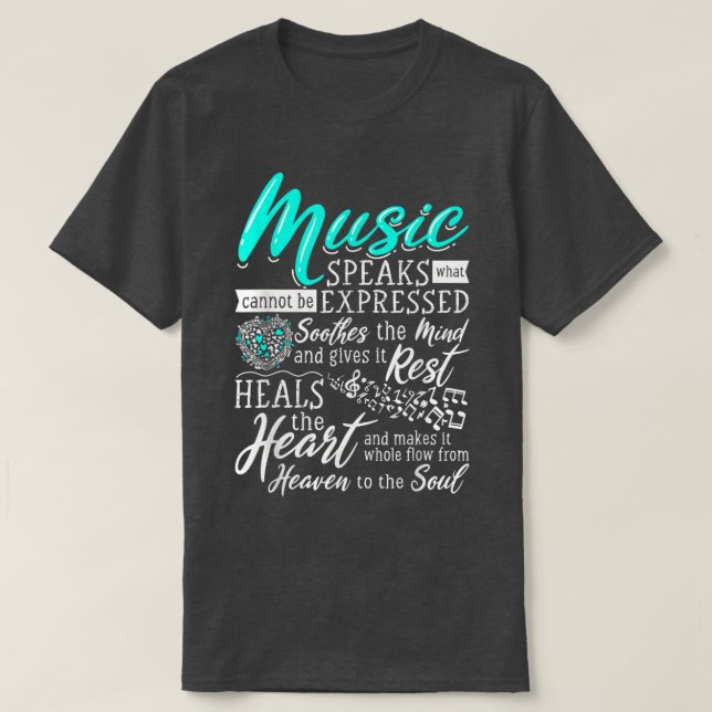 Musician Guitar Drummer Piano Band Music  T-Shirt (Design Front)