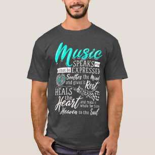 Musician Guitar Drummer Piano Band Music  T-Shirt