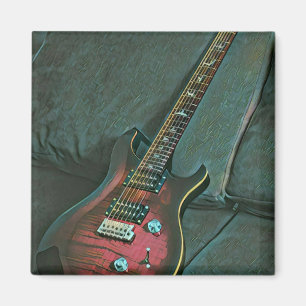 musician guitar lovers gift magnet