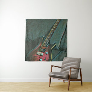 musician guitar lovers gift tapestry