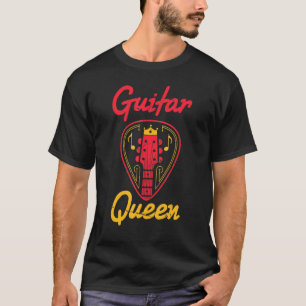 Musician Guitar Queen Artist Musical Notes Voc T-Shirt