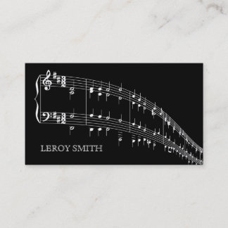 Musician Guitarist Singer Band Artist Publicity Business Card