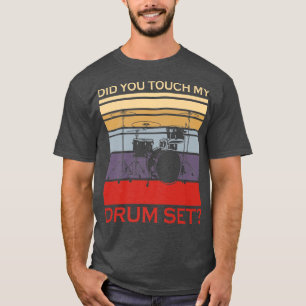 Musician Instrument Music funny drumset drummer qu T-Shirt