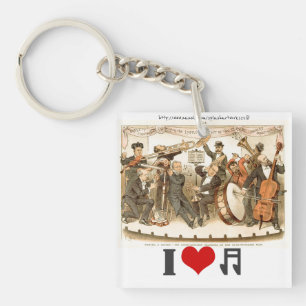 "Musician" Key Ring