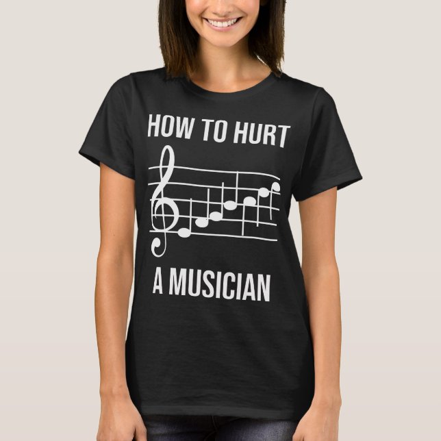 Musician Marching Band Music Instrument Funny T-Shirt (Front)