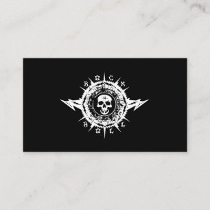 Musician Music Industry Guitar Lessons Rock Band   Business Card