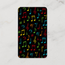 Musician Music Teacher Business Card
