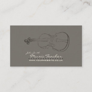Musician/Music Teacher v3 Business Card