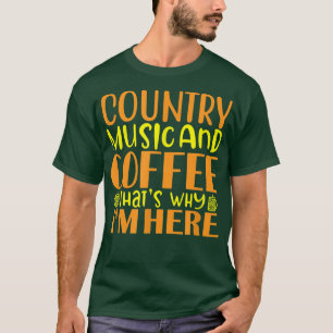 Musician Musical Instrument Country music and coff T-Shirt