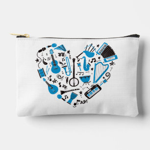 Musician Musical Instrument Heart Tool Accessory Pouch