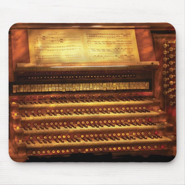 Musician - Organist - The Pipe Organ Mouse Pad (Front)