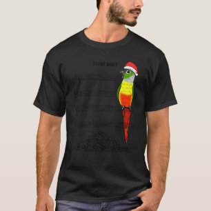 Musician Parrot I Silent Night I Yellow Green Chee T-Shirt