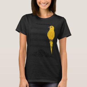 Musician Parrot I Sound Of Silence I Golden Conure T-Shirt