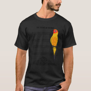 Musician Parrot I Sound Of Silence I Sun Conure T-Shirt