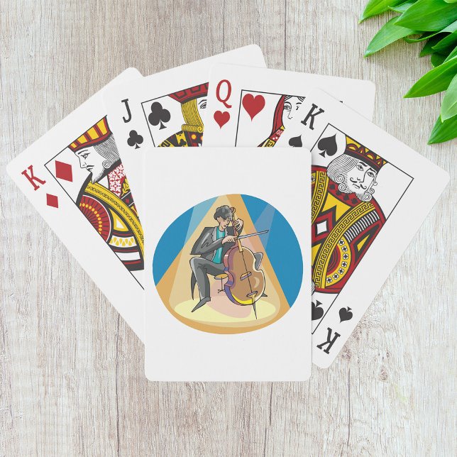 Musician Playing The Chello Playing Cards (Creator Uploaded)