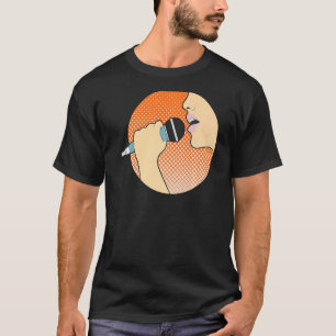 Musician Singer Microphone Music Premium T-Shirt