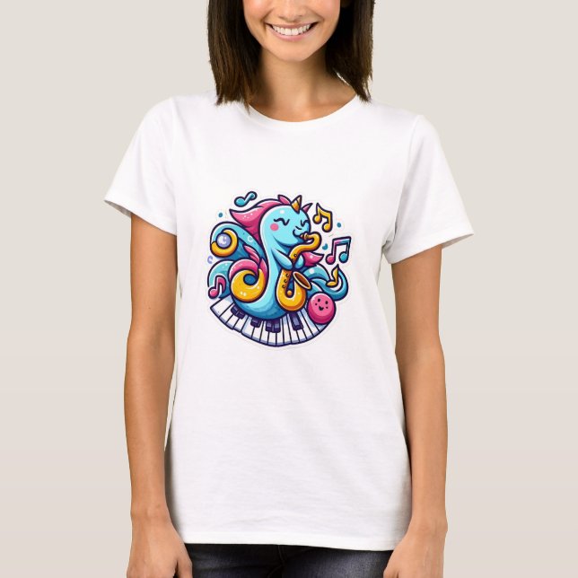 musician snail T-Shirt (Front)
