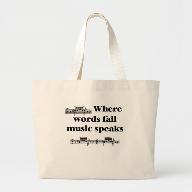 Musician Tote Bag (Front)
