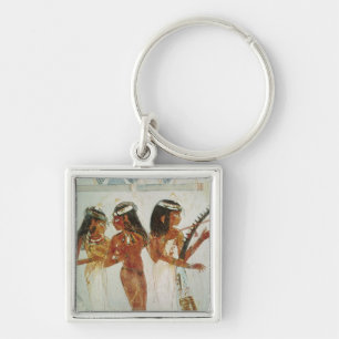 Musicians and a Dancer Key Ring
