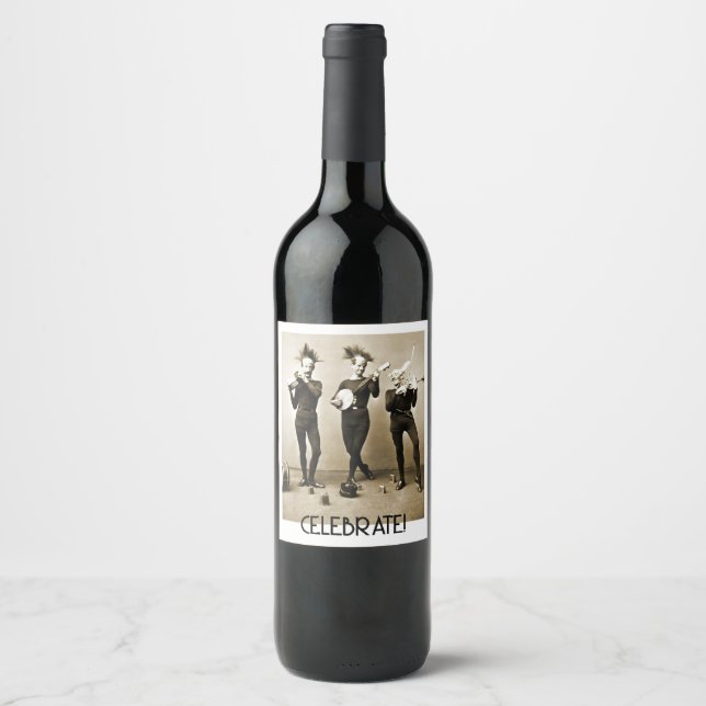Musicians Celebration Wine Label (Front)