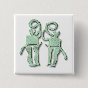 Musicians-copper 15 Cm Square Badge