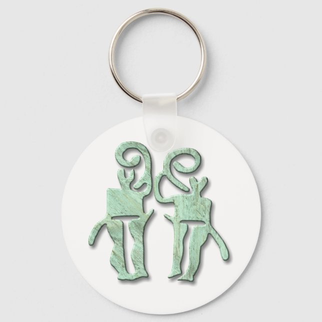 Musicians-copper Key Ring (Front)