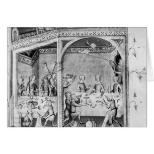 Musicians entertaining at a banquet