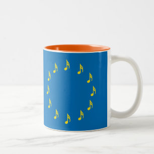 Musicians for European Union mug semiquaver