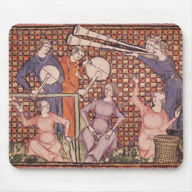 Musicians, from Ovide Moralise Mouse Pad (Front)