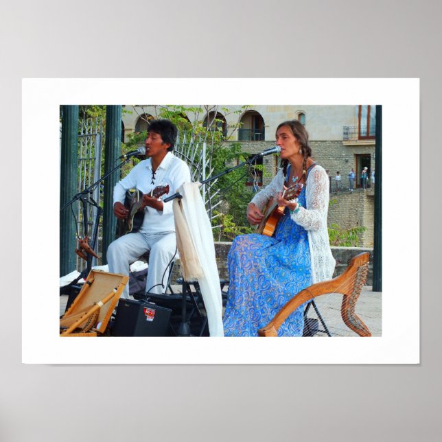 Musicians in Spain Poster (Front)