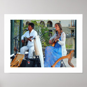 Musicians in Spain Poster