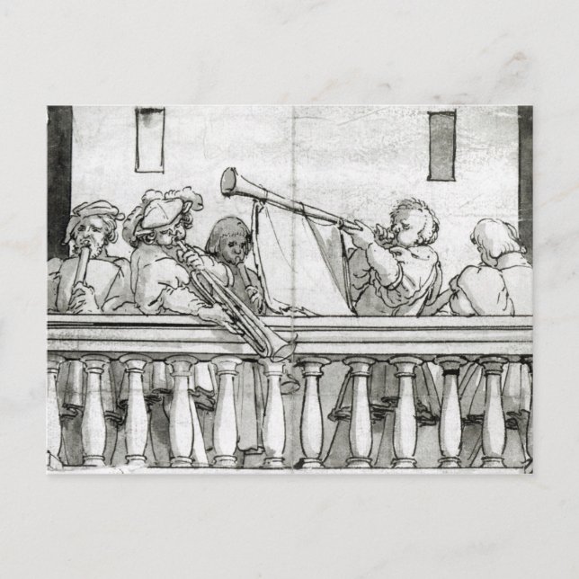 Musicians of Henry VIII Postcard (Front)