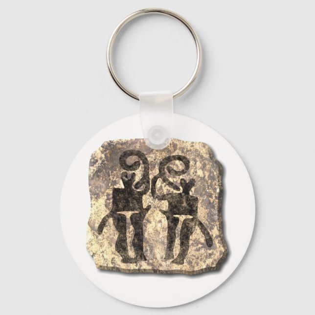 Musicians-stone Key Ring (Front)