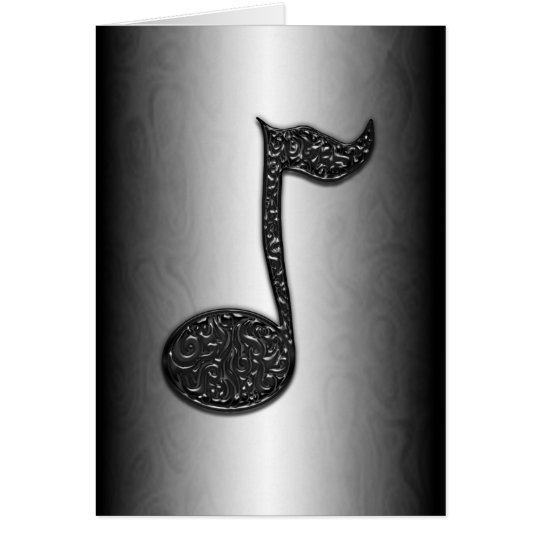 Musicnote Abstract greeting card