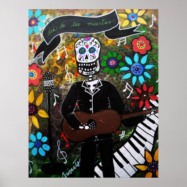 MUSIKERO DAY OF THE DEAD POSTER (Front)