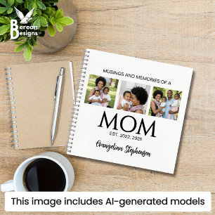 Musings Memories of a Mum Established Caps 3 Photo Notebook