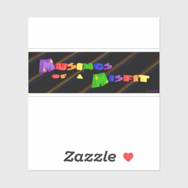 Musings of a Misfit Banner (Sheet)