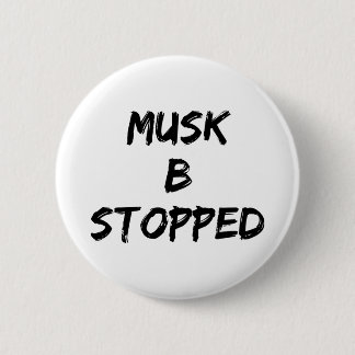 Musk B Stopped 6 Cm Round Badge
