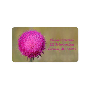 Musk Thistle Address Label