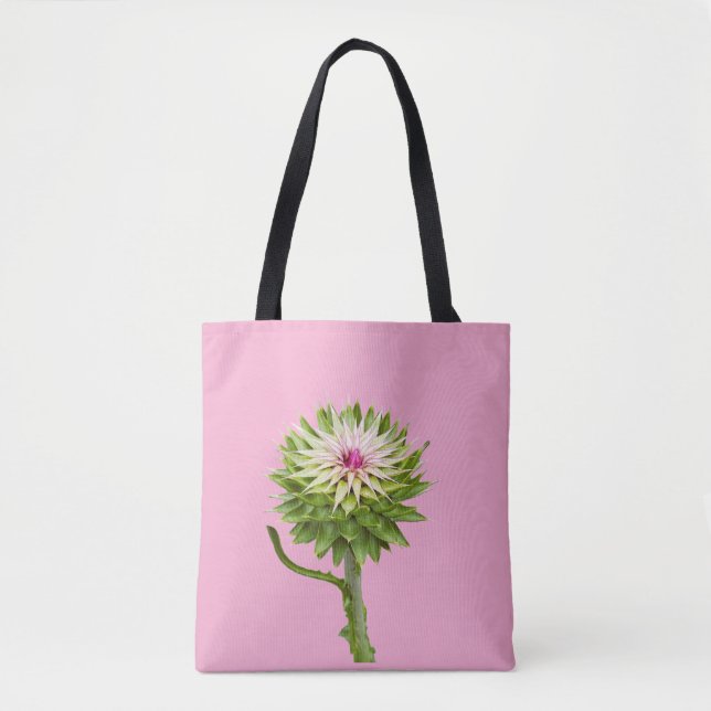 Musk Thistle (Carduus nutans) Tote Bag (Front)