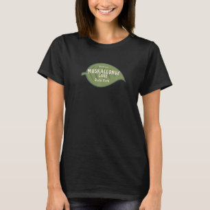 Muskallonge Lake State Park Michigan Fall Leaves V T-Shirt