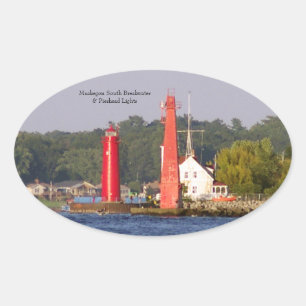 Muskegon Entrance Lights sticker