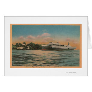 Muskegon, MI - View of Milwaukee Clipper