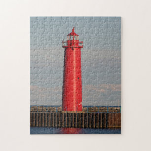 Muskegon South Pierhead Light Jigsaw Puzzle