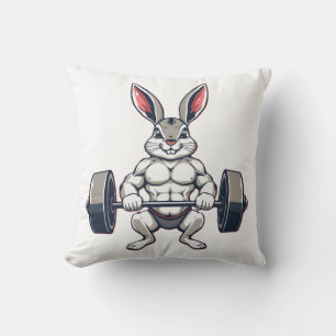 Muskelhase Gym Pumpernickel Cushion