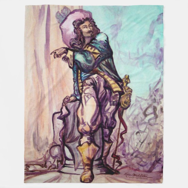 Musketeer Fleece Blanket (Front)