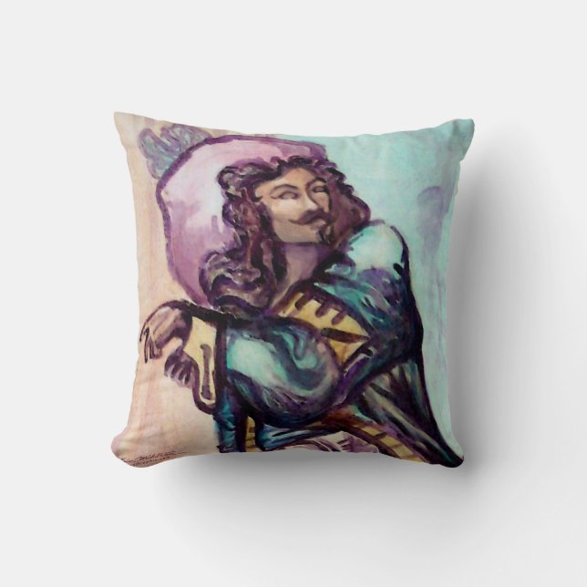 Musketeer Throw Pillow (Front)
