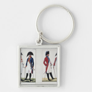 Musketeers and Officers, 1800 Key Ring