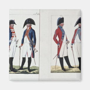 Musketeers and Officers, 1800 Magnet