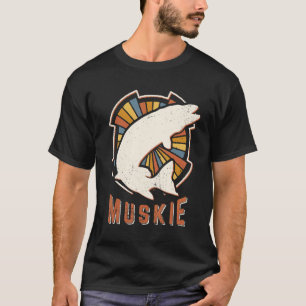 Muskie Fish Vintage Classic Retro Animal Love T-Shirt